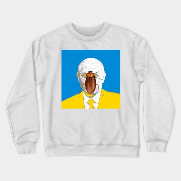 Ukraine: I Stand With Ukraine! Putin is a Cockroach! Cockroach Putin Crewneck Sweatshirt by Puff Sumo